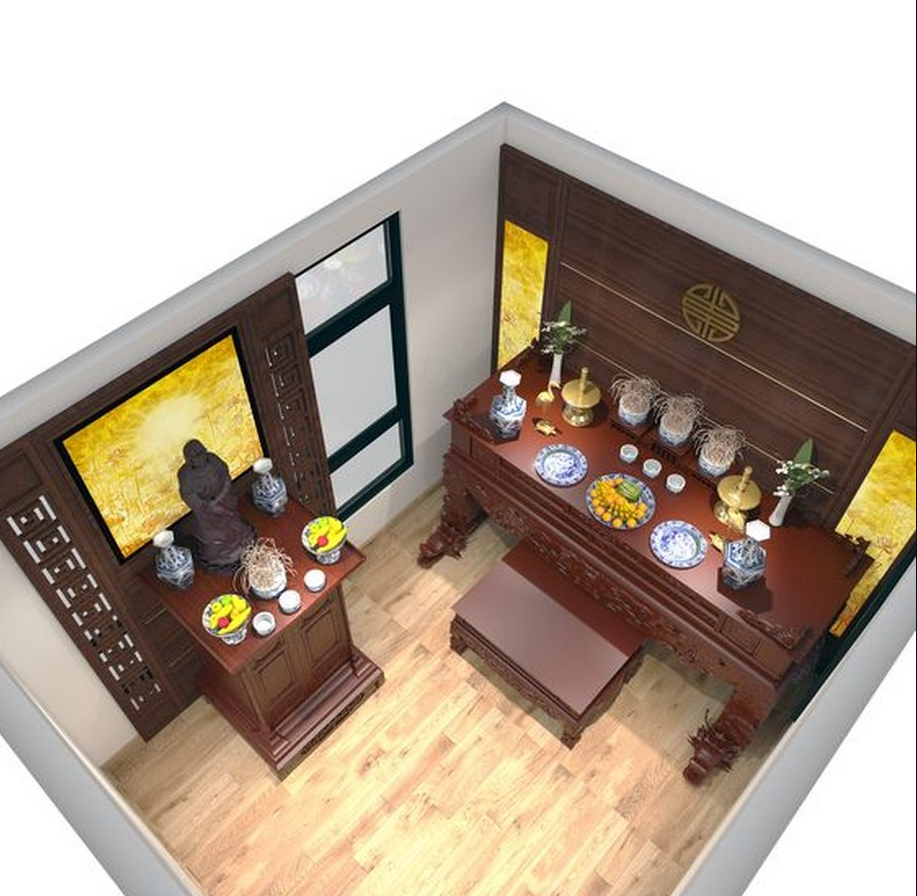 Nội thất phòng thờ